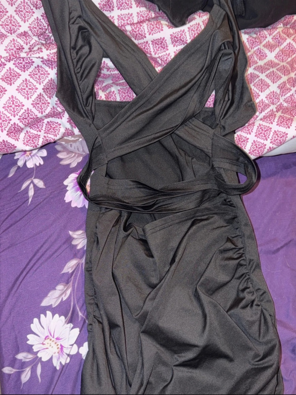 black dress